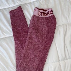Gymshark pink flex leggings size XS